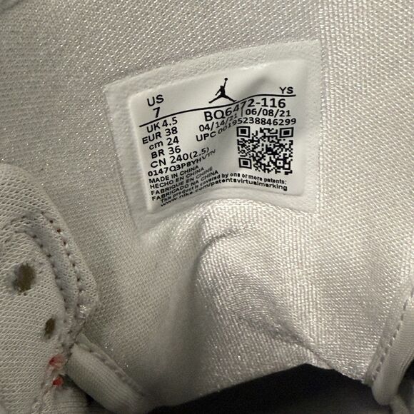 Nike Jordan 1 Mid Habanero Red Man size 7 - Picture 7 of 9